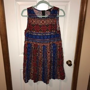 Forever 21 Geometric Babydoll Dress